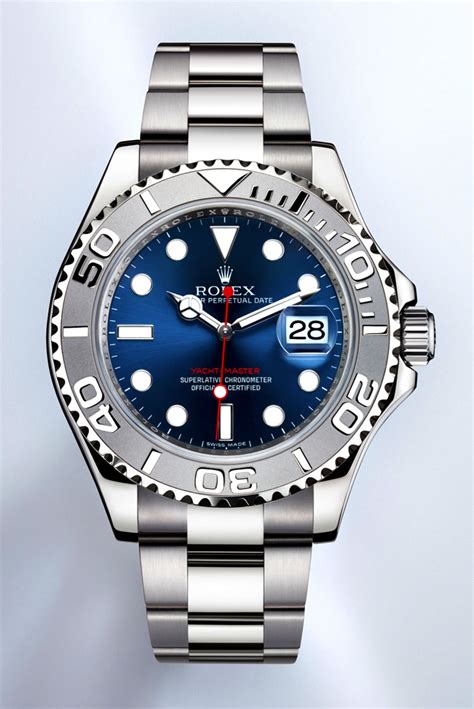 rolex yacht master silver and blue|Rolex Yacht-Master for sale.